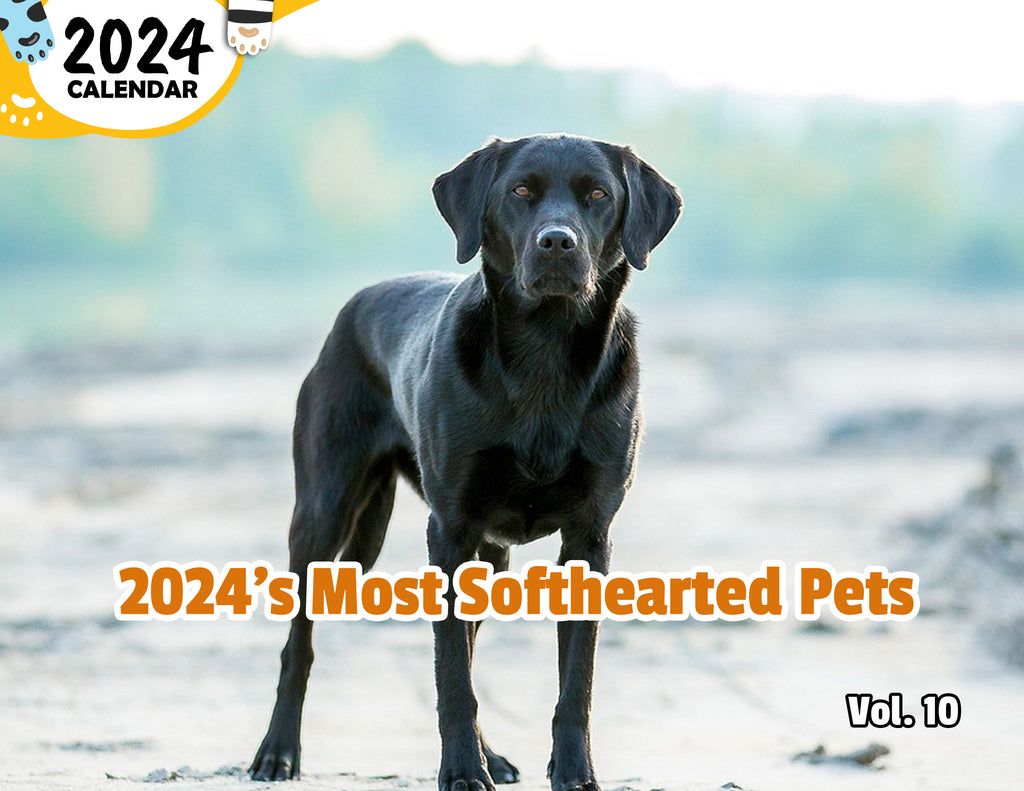 2024's Most Softhearted Pets Volume Ten: 2024 Wall Calendar (Published)