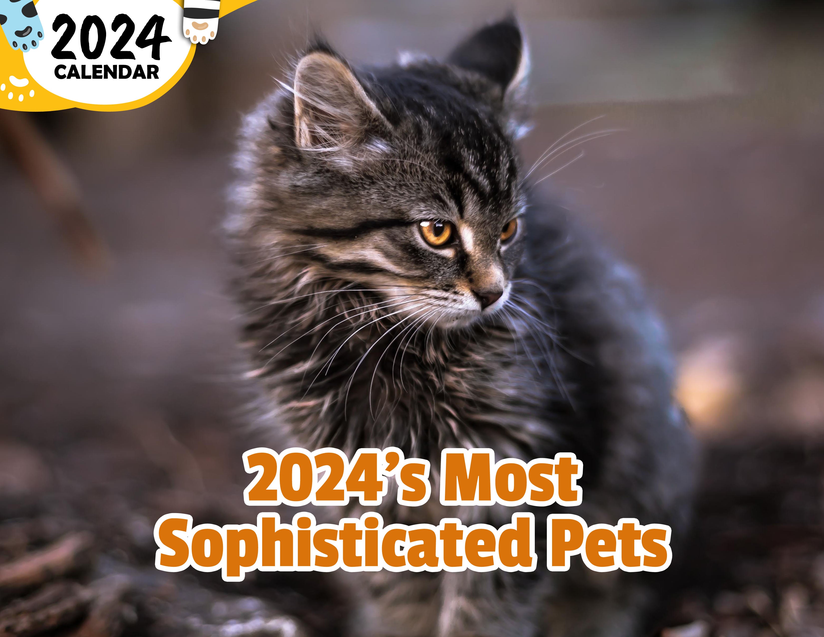 2024's Most Sophisticated Pets: 2024 Wall Calendar (Published)