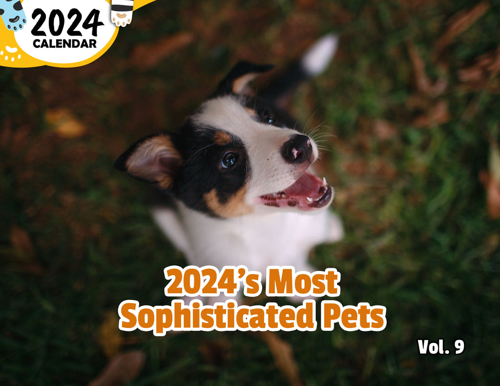 2024's Most Sophisticated Pets Volume Nine: 2024 Wall Calendar (Published)