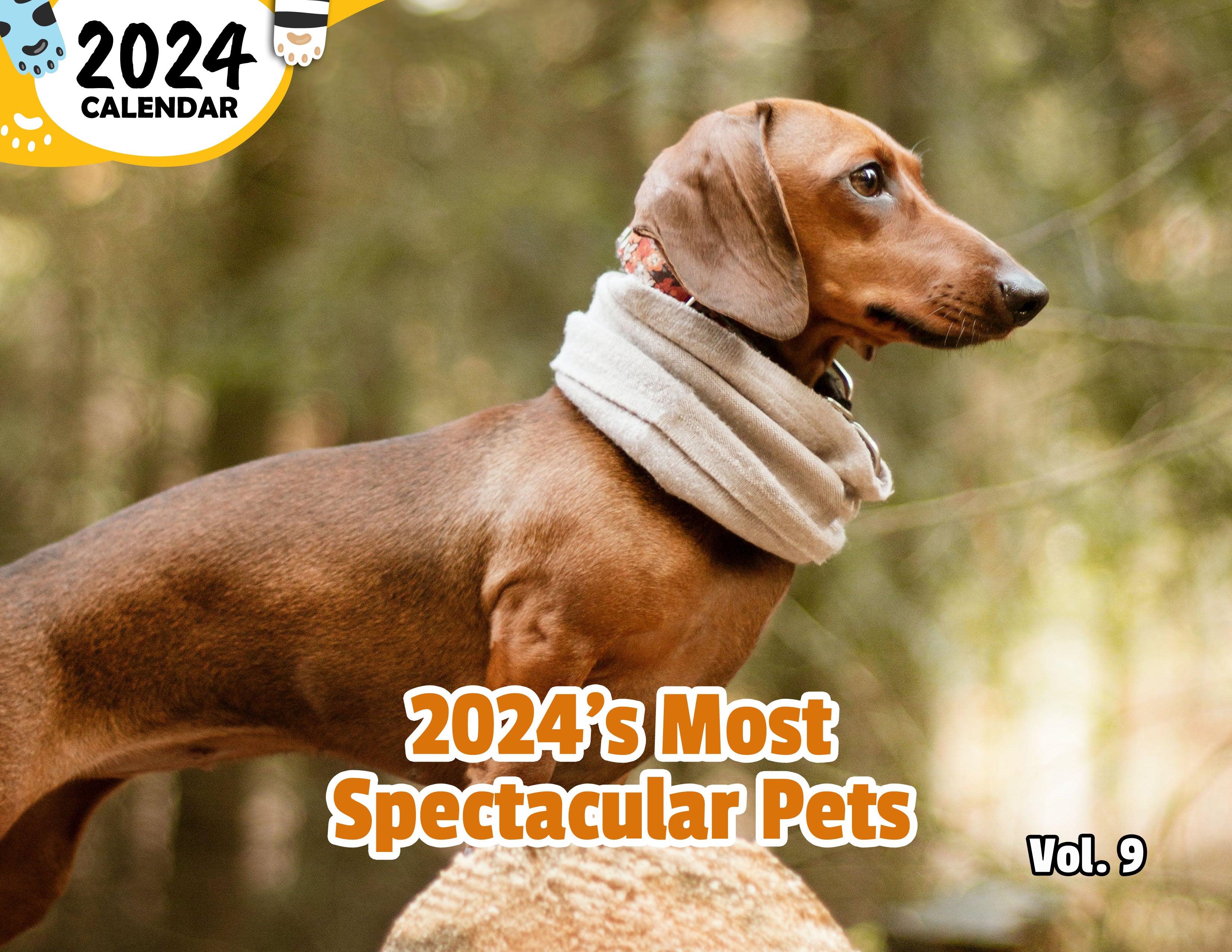 2024's Most Spectacular Pets Volume Nine: 2024 Wall Calendar (Published)