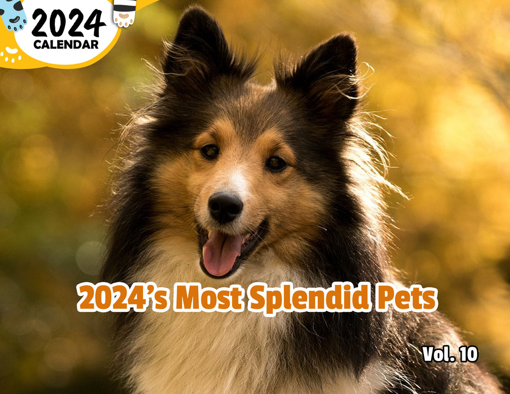 2024's Most Splendid Pets Volume Ten: 2024 Wall Calendar (Published)