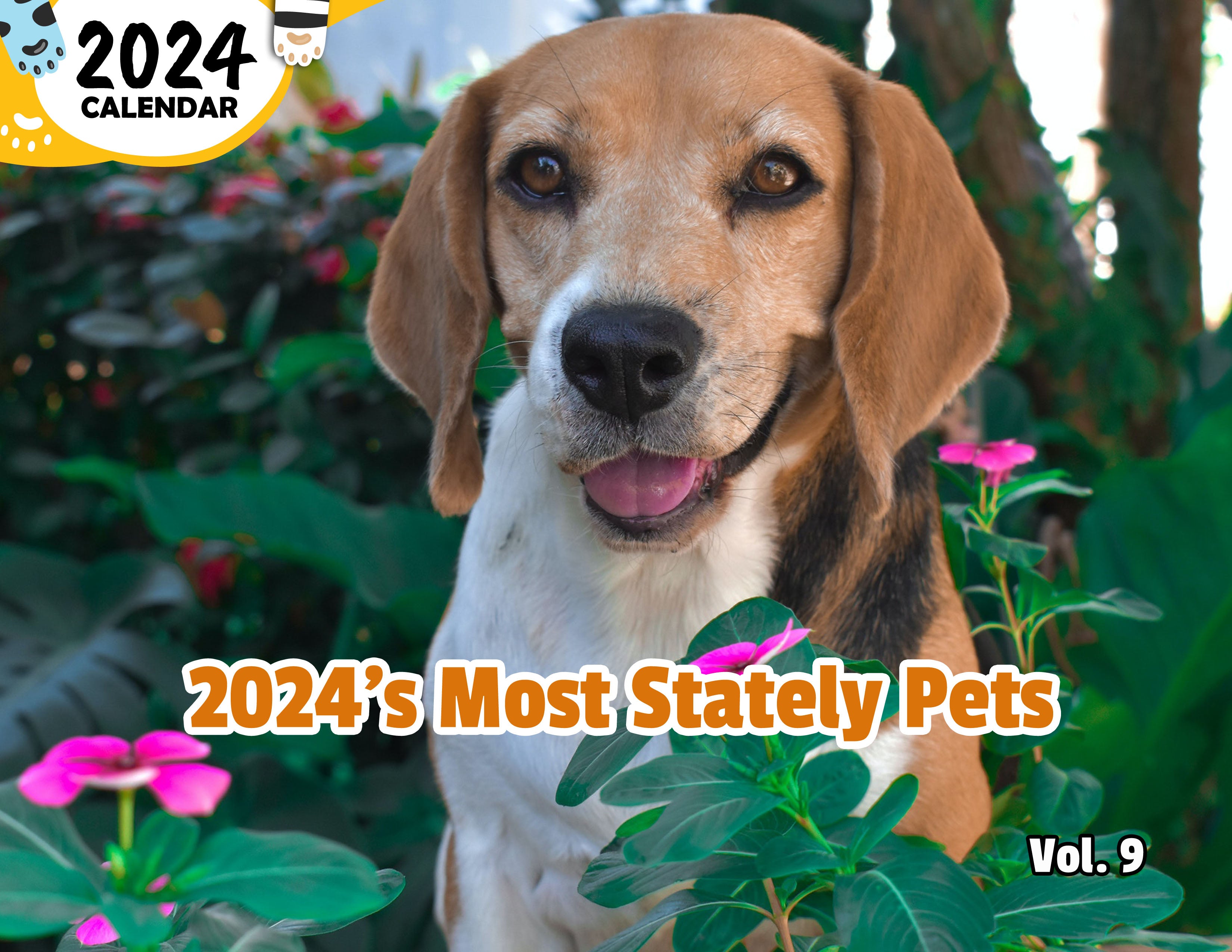 2024's Most Stately Pets Volume Nine: 2024 Wall Calendar (Published)