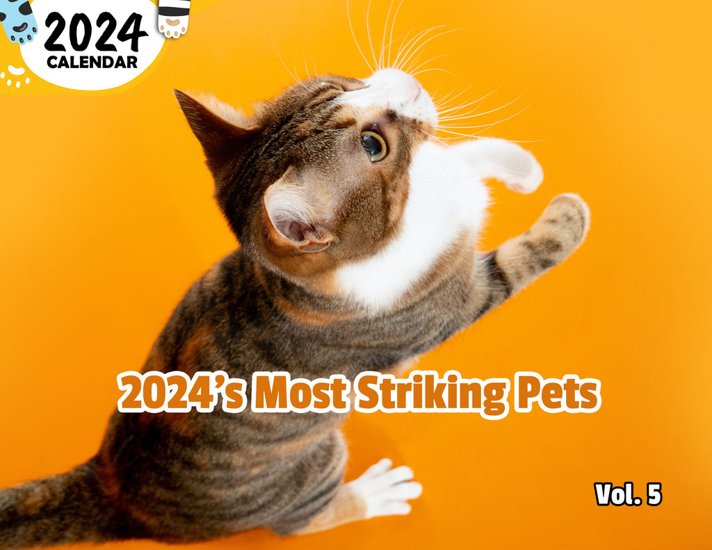 2024's Most Striking Pets Volume Five: 2024 Wall Calendar (Published)