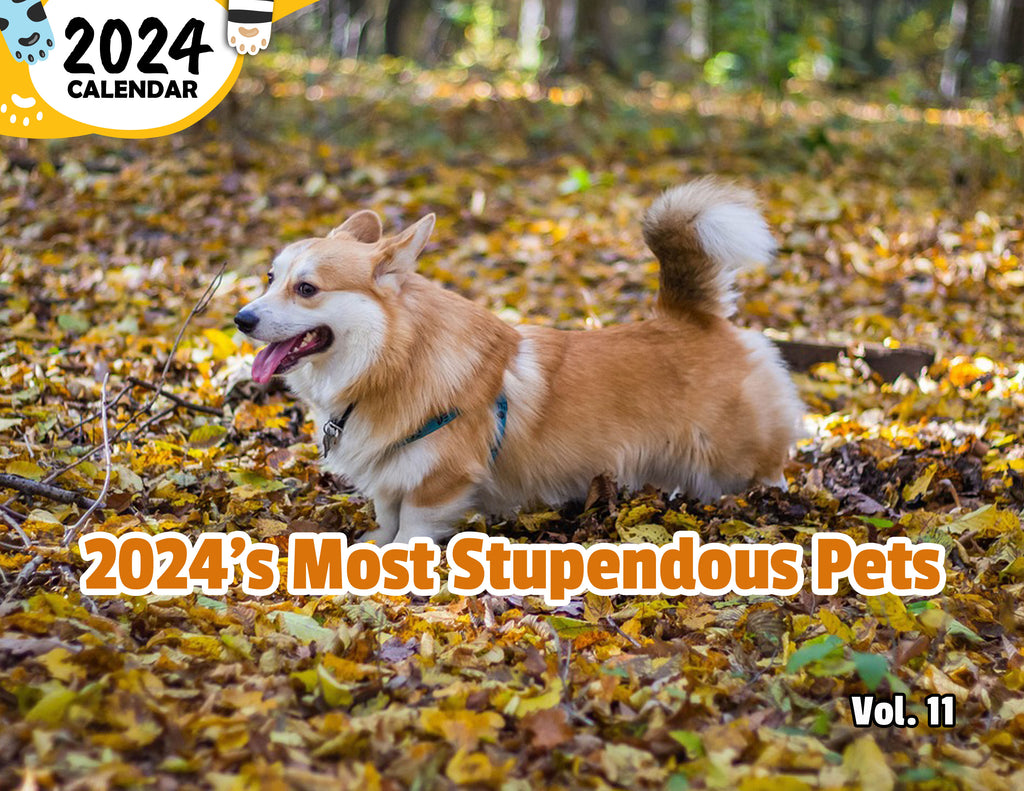 2024's Most Stupendous Pets Volume Eleven: 2024 Wall Calendar (Published)