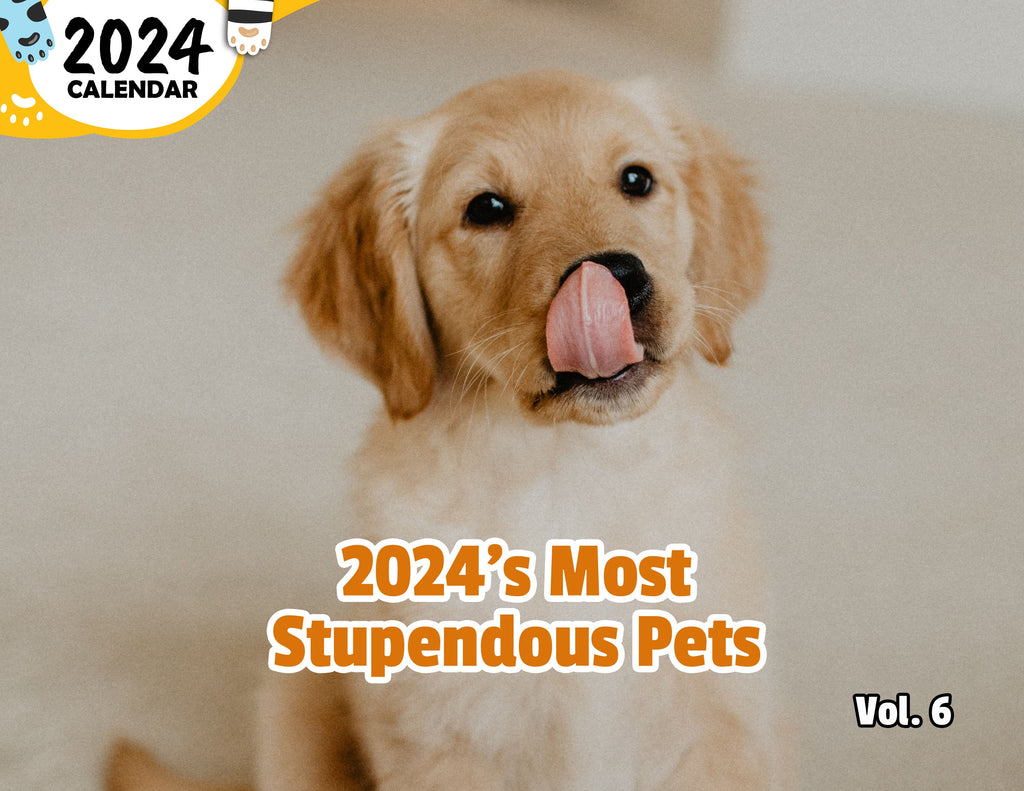 2024's Most Stupendous Pets Volume Six: 2024 Wall Calendar (Published)