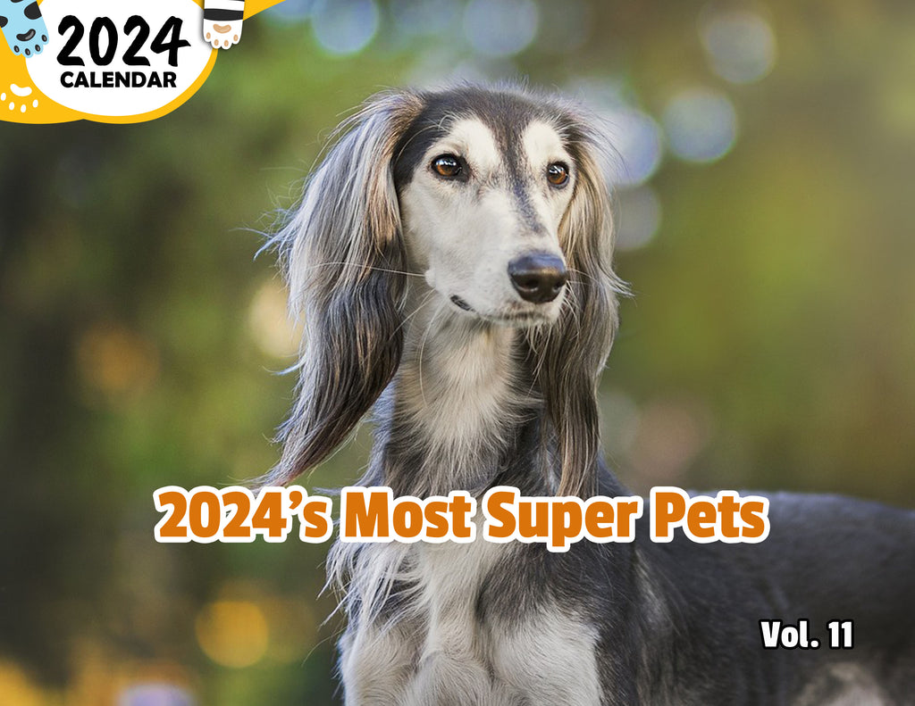 2024's Most Super Pets Volume Eleven: 2024 Wall Calendar (Published)