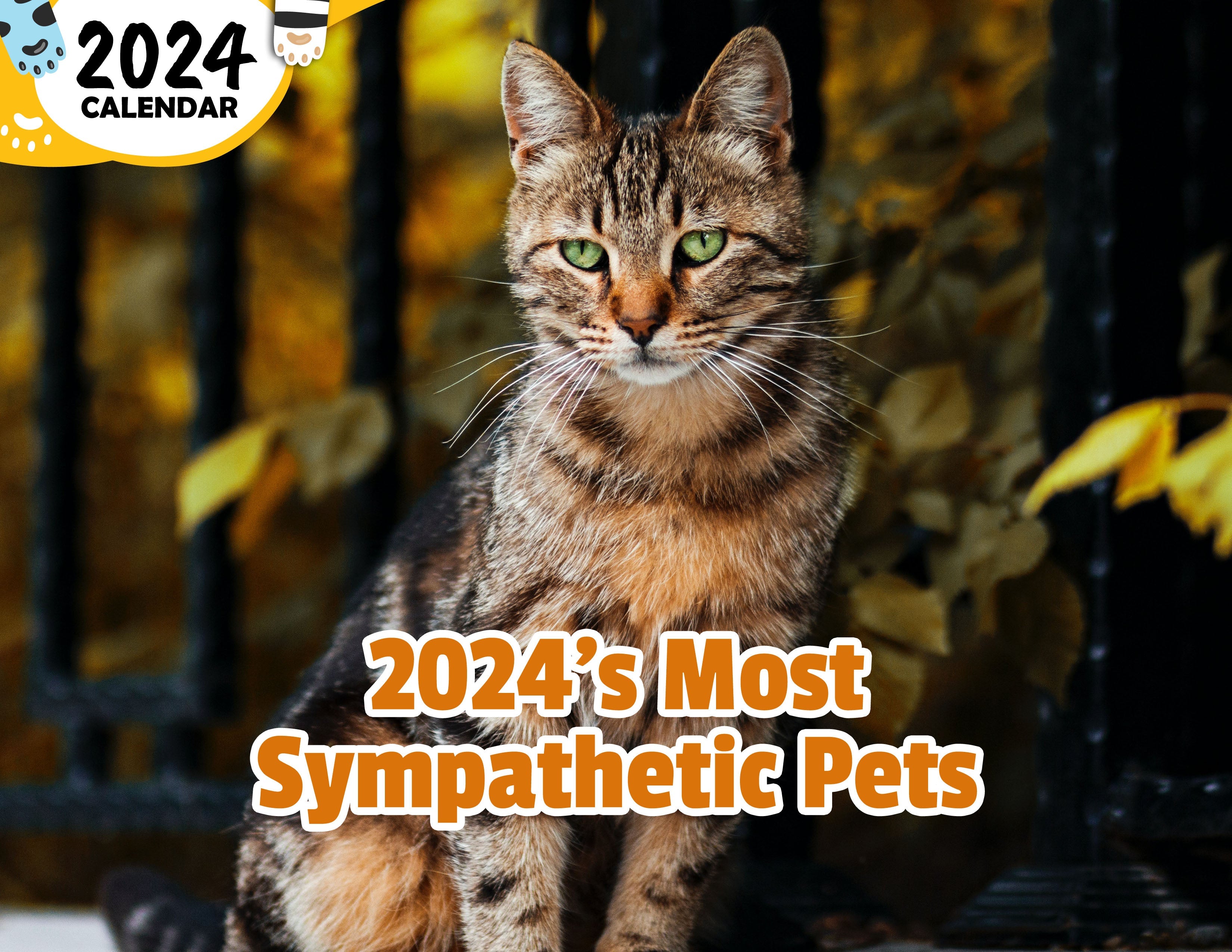 2024's Most Sympathetic Pets: 2024 Wall Calendar (Published)