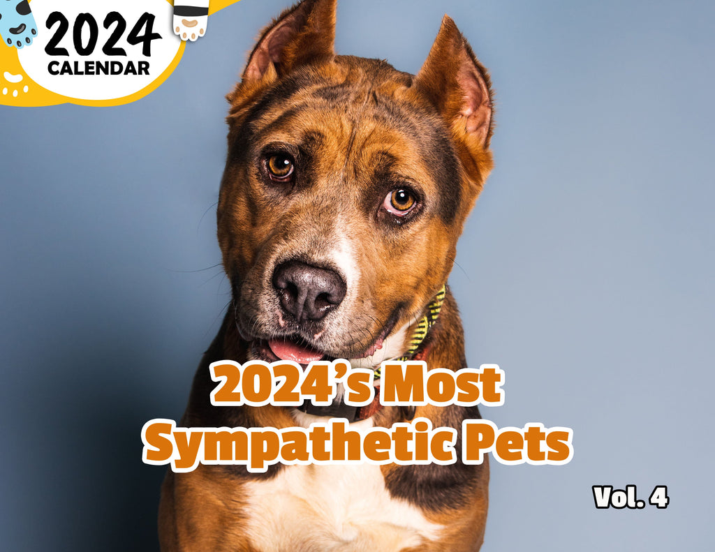 2024's Most Sympathetic Pets Volume Four: 2024 Wall Calendar (Published)