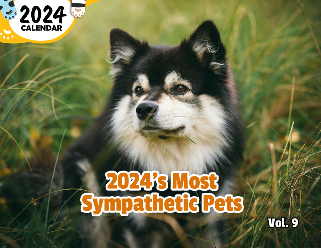 2024's Most Sympathetic Pets Volume Nine: 2024 Wall Calendar (Published)