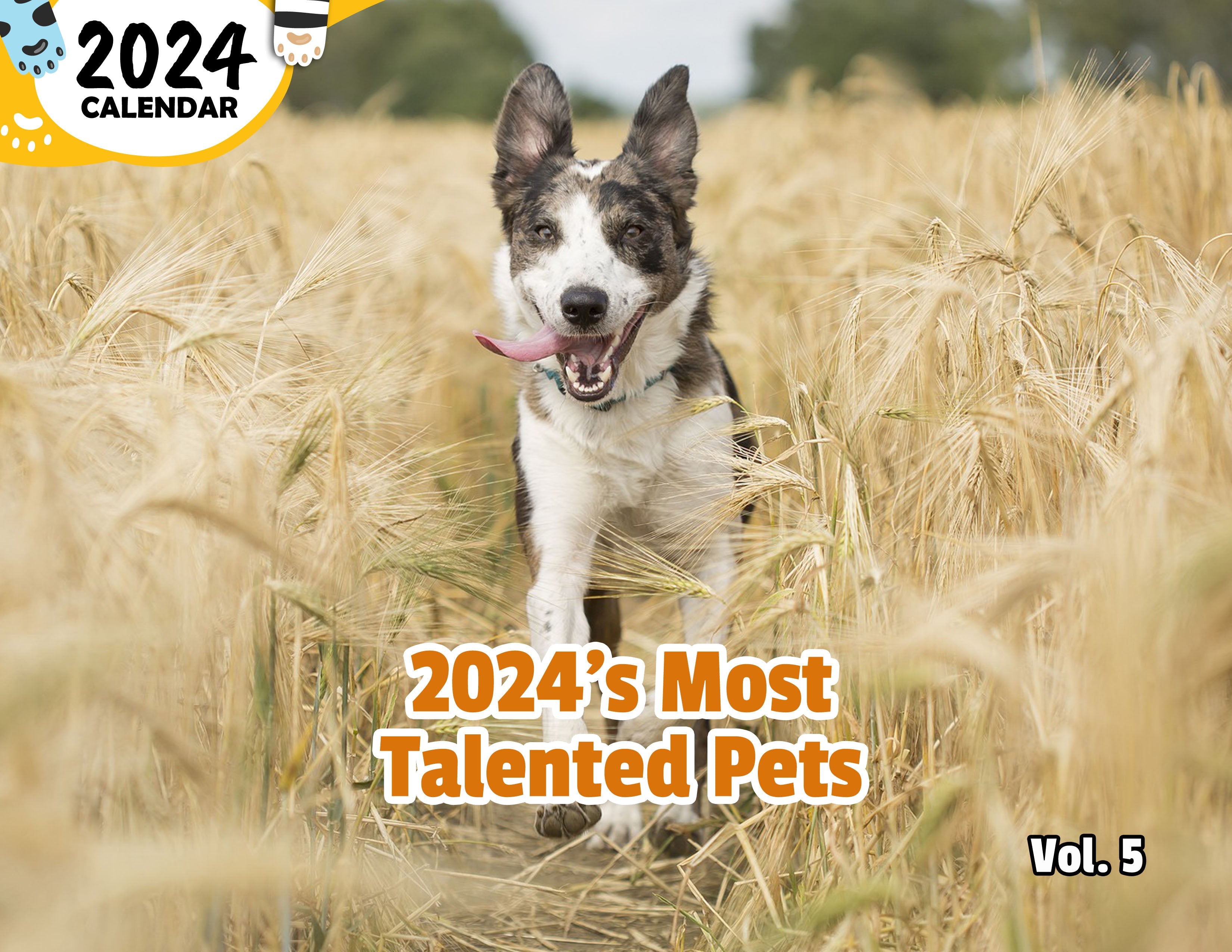 2024's Most Talented Pets Volume Five: 2024 Wall Calendar (Published)