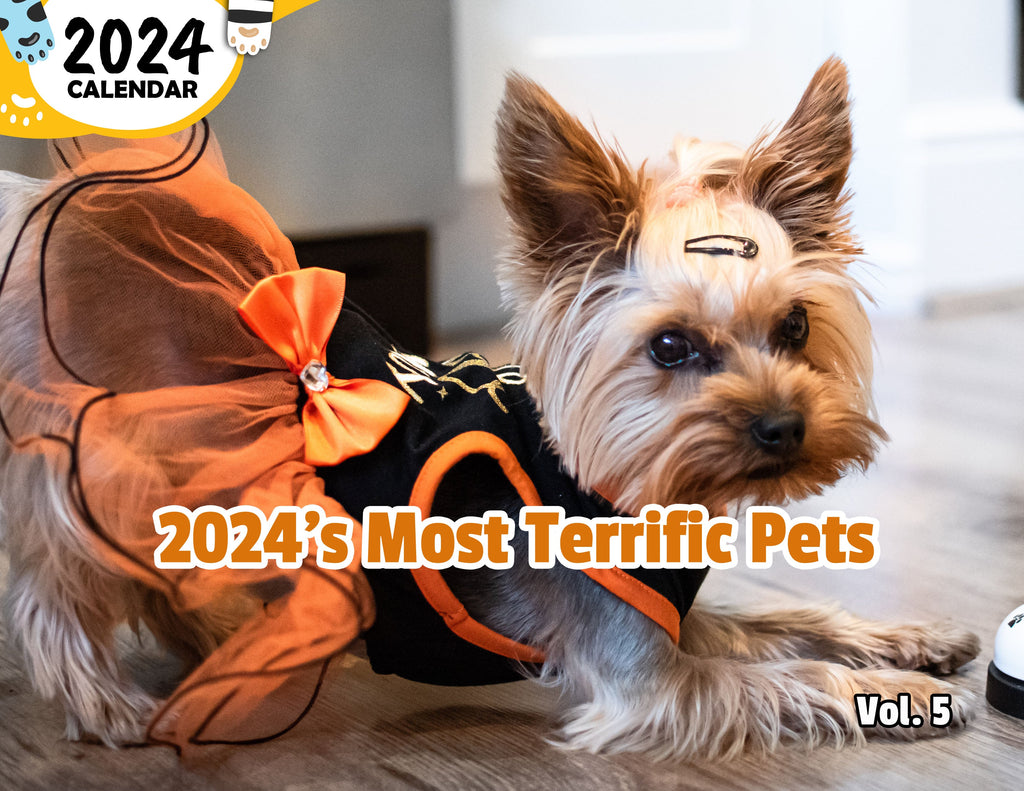 2024's Most Terrific Pets Volume Five: 2024 Wall Calendar (Published)