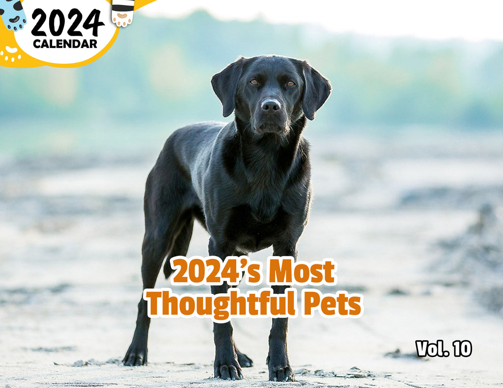 2024's Most Thoughtful Pets Volume Ten: 2024 Wall Calendar (Published)