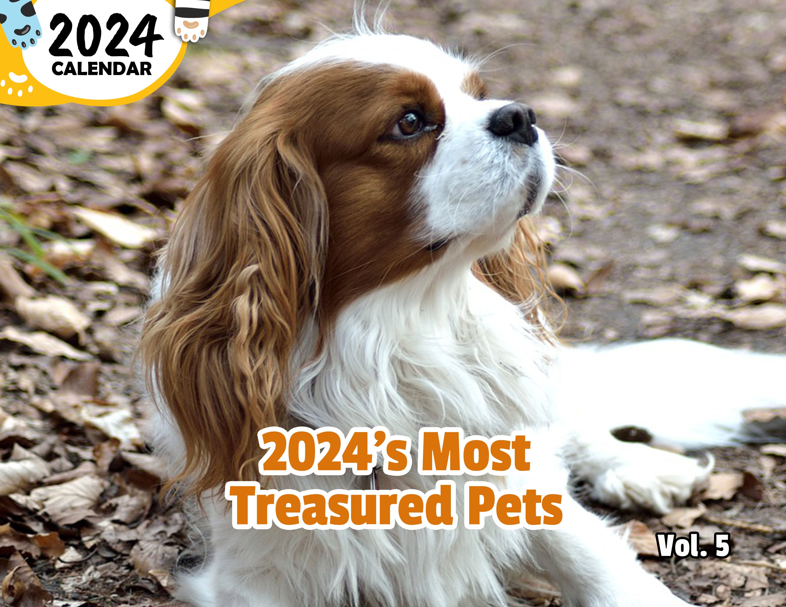 2024's Most Treasured Pets Volume Five: 2024 Wall Calendar (Published)