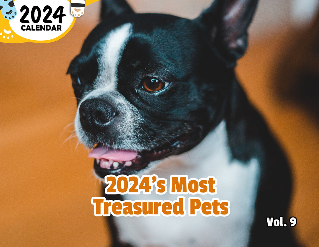 2024's Most Treasured Pets Volume Nine: 2024 Wall Calendar (Published)
