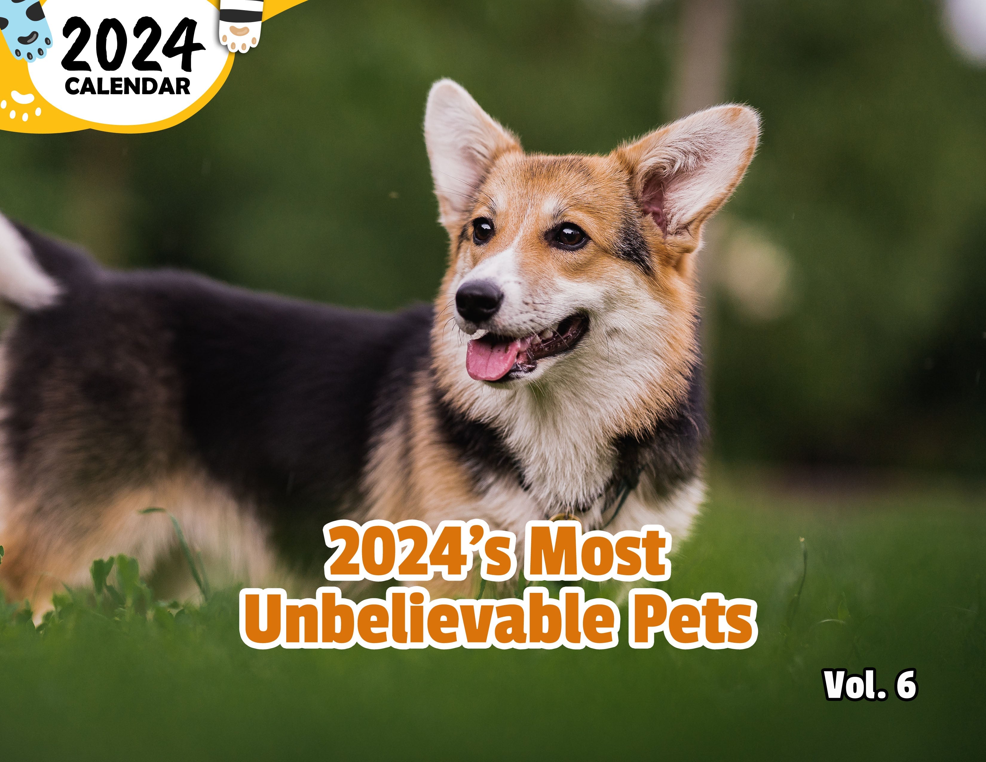 2024's Most Unbelievable Pets Volume Six: 2024 Wall Calendar (Published)