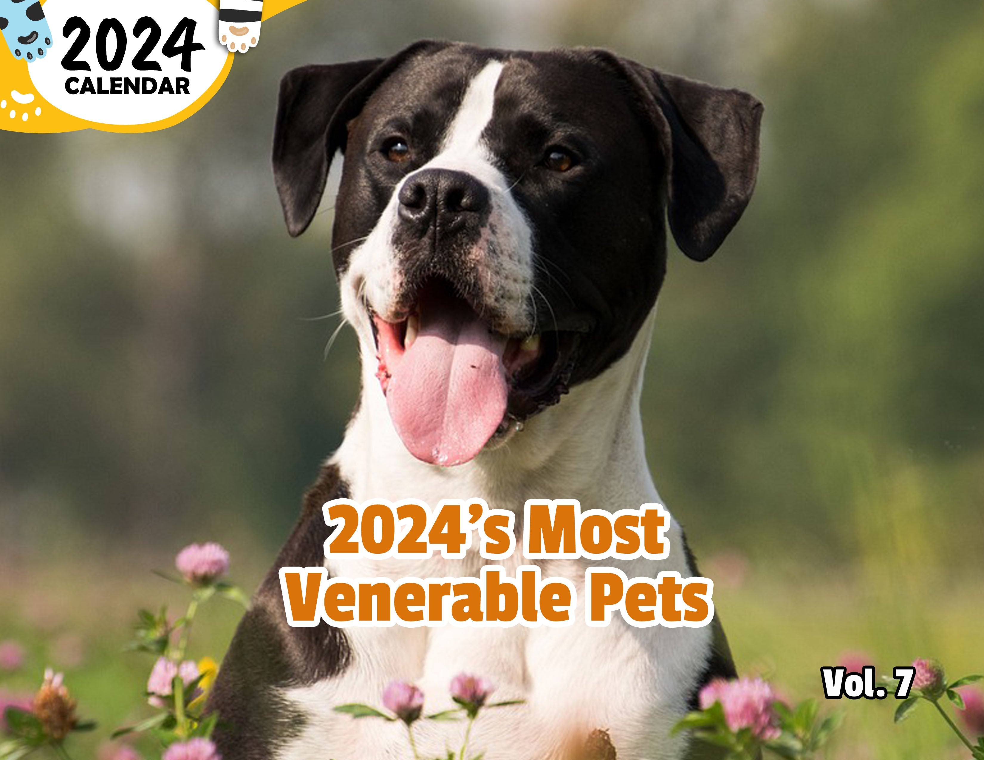 2024's Most Venerable Pets Volume Seven: 2024 Wall Calendar (Published)