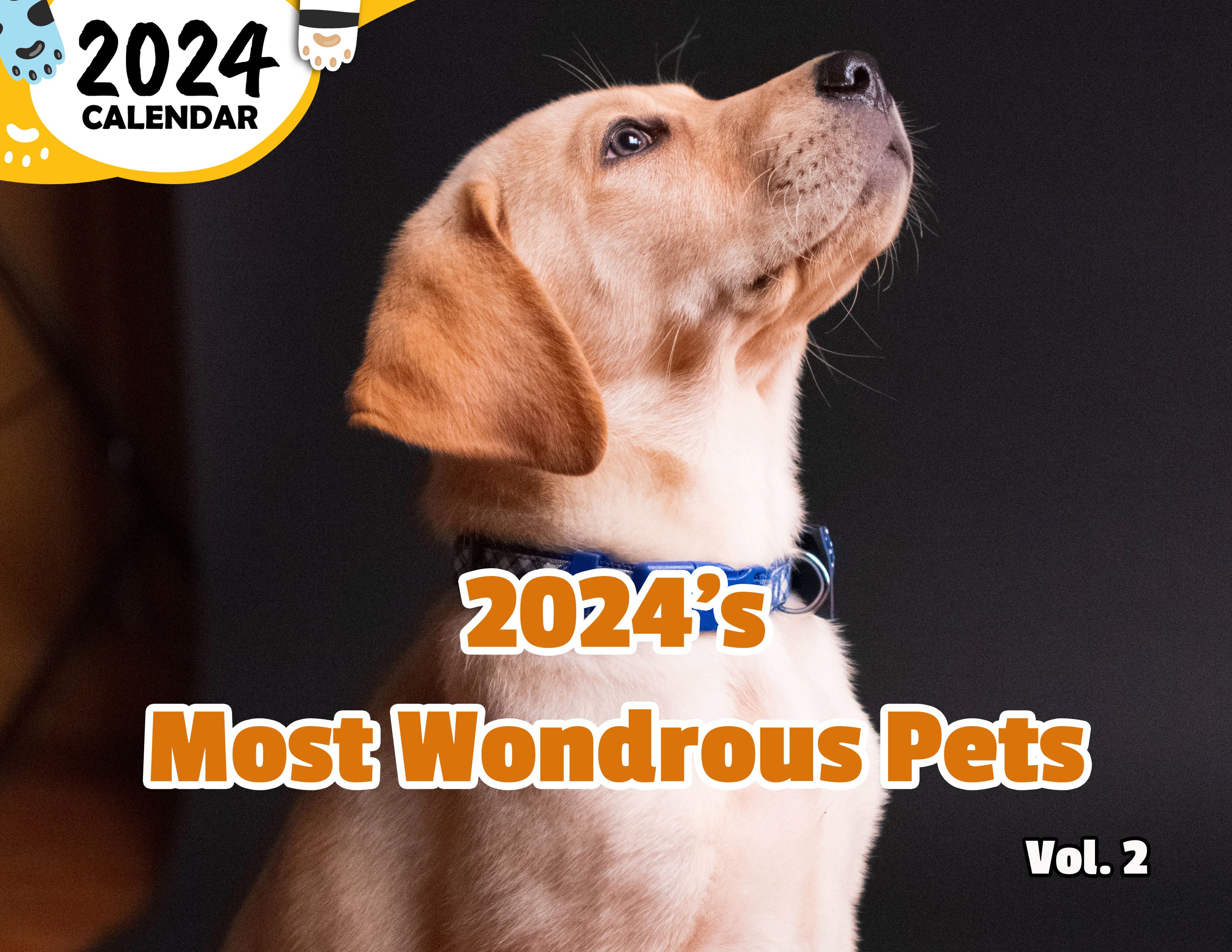 2024's Most Wondrous Pets Volume Two: 2024 Wall Calendar (Published)