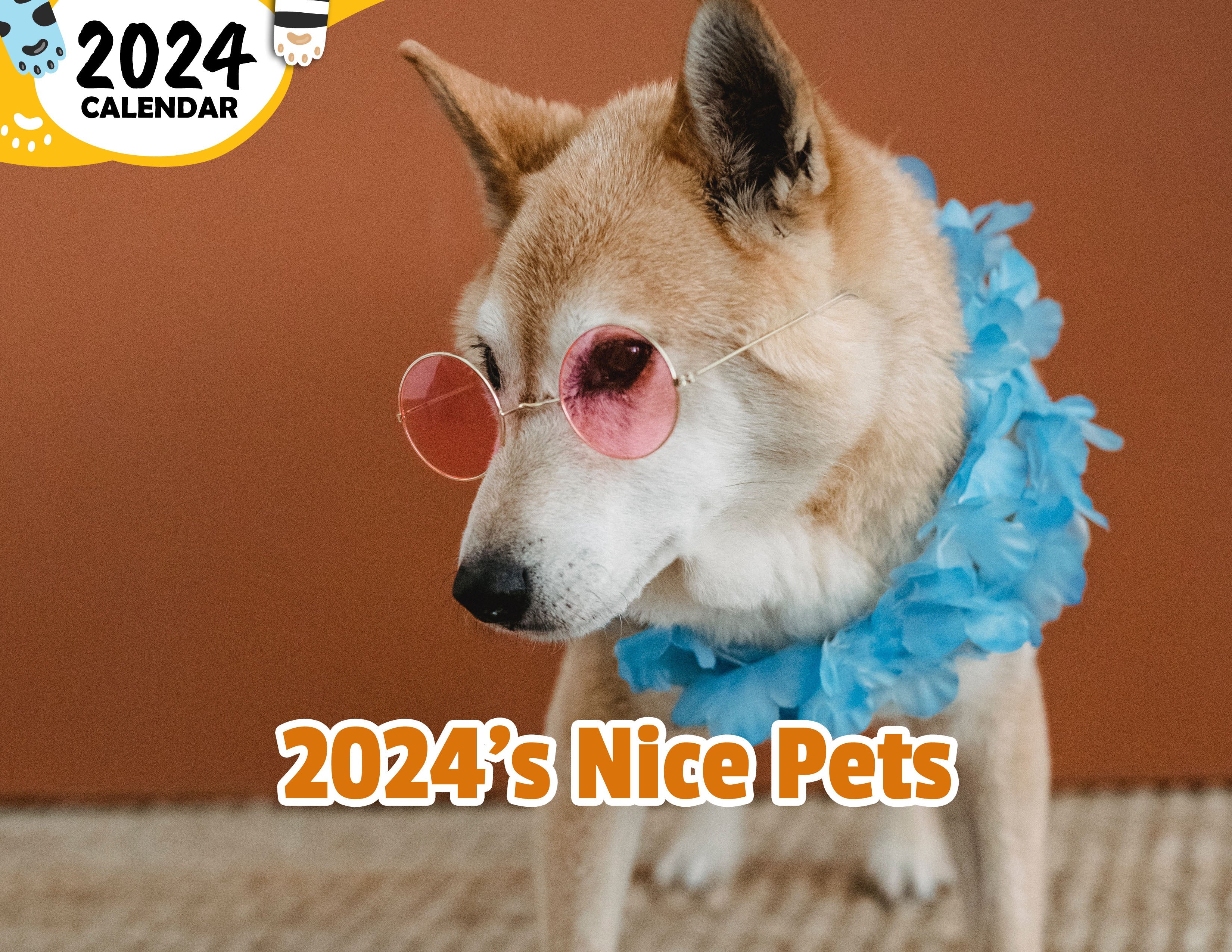 2024's Nice Pets: 2024 Wall Calendar (Published)