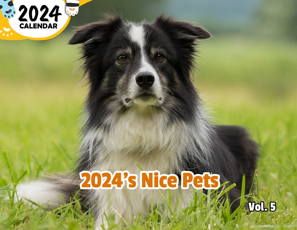 2024's Nice Pets Volume Five: 2024 Wall Calendar (Published)