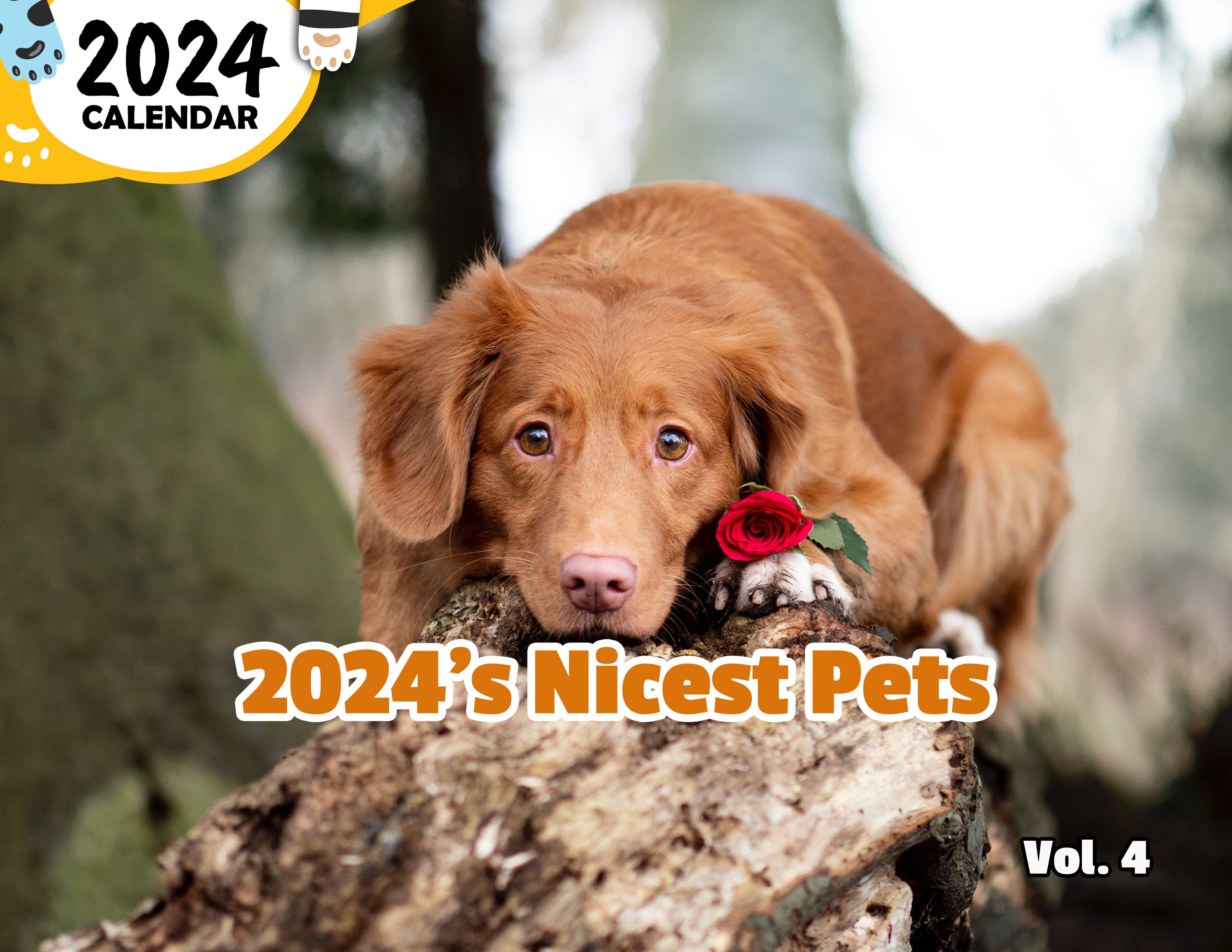 2024's Nicest Pets Volume Four: 2024 Wall Calendar (Published)