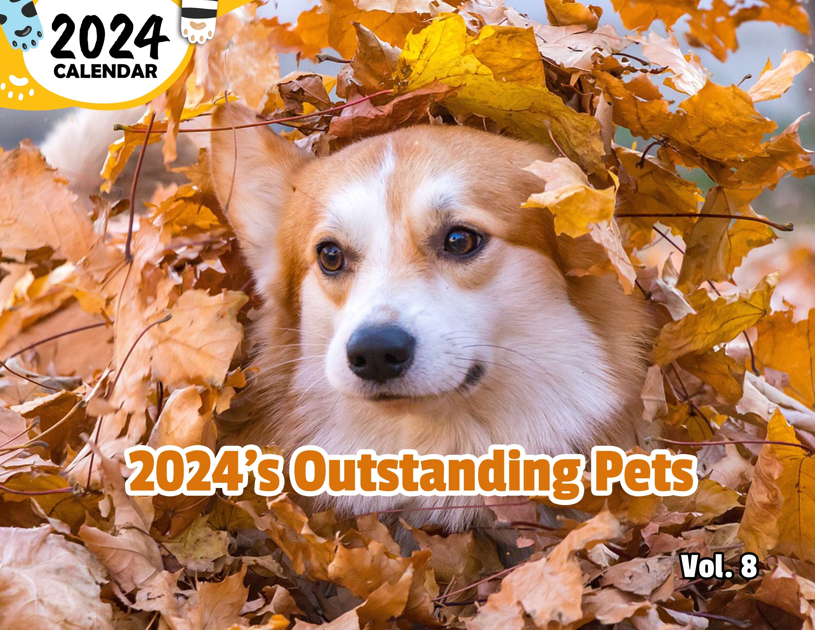 2024's Outstanding Pets Volume Eight: 2024 Wall Calendar (Published)