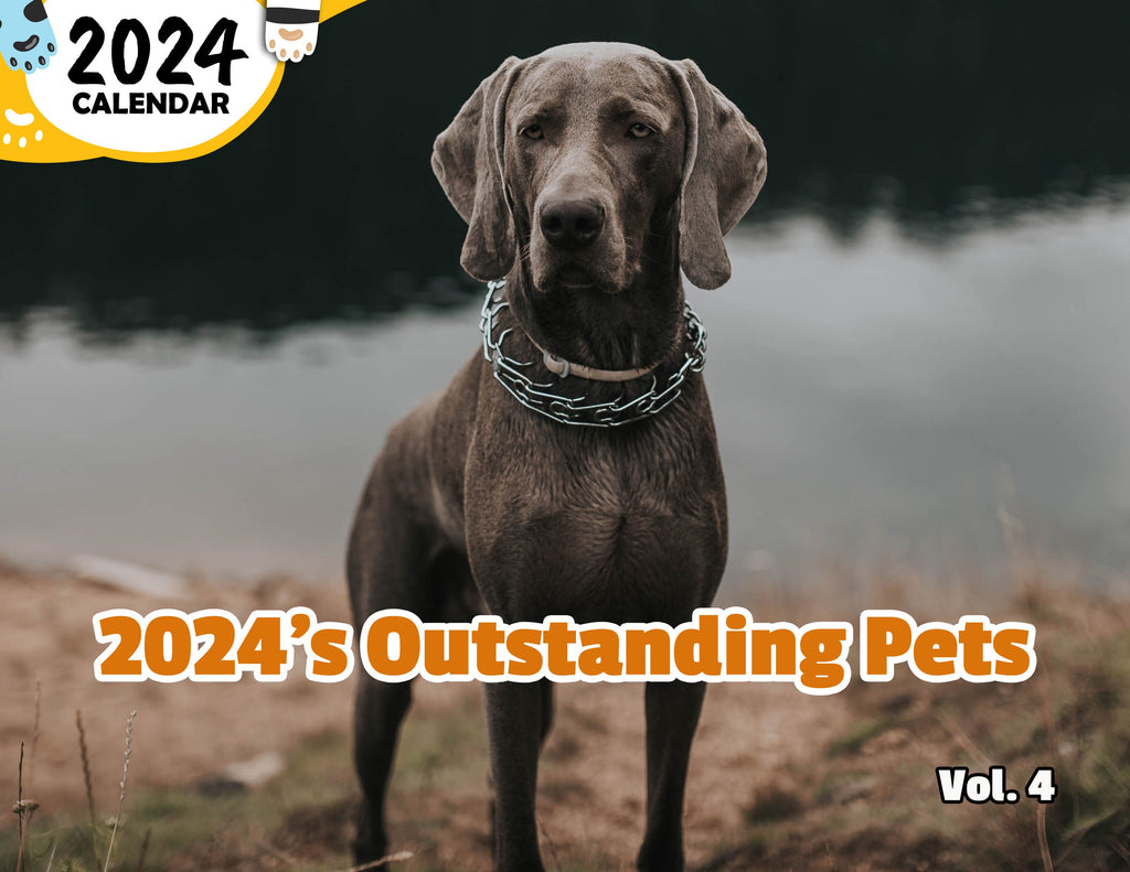 2024's Outstanding Pets Volume Four: 2024 Wall Calendar (Published)
