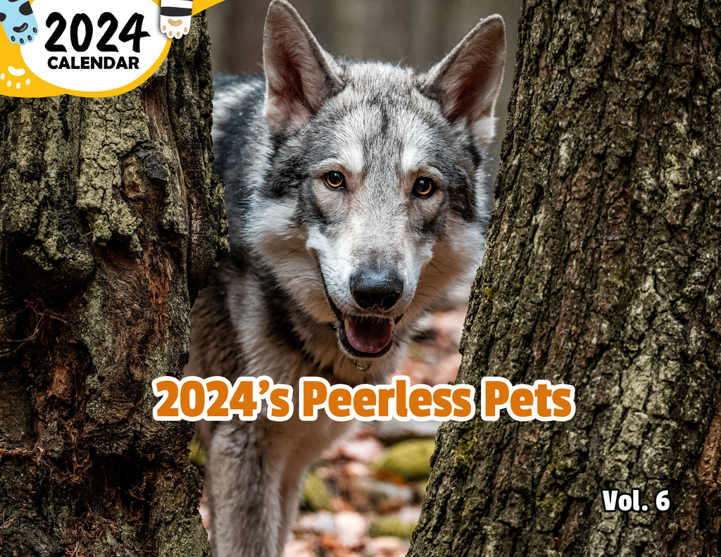 2024's Peerless Pets Volume Six: 2024 Wall Calendar (Published)