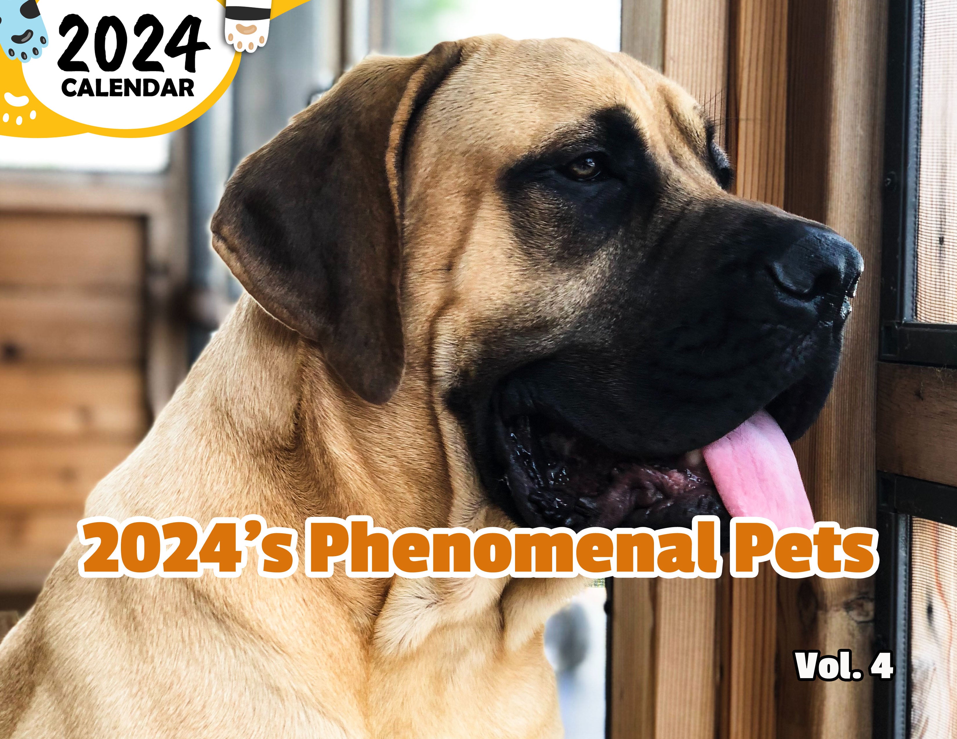 2024's Phenomenal Pets Volume Four: 2024 Wall Calendar (Published)