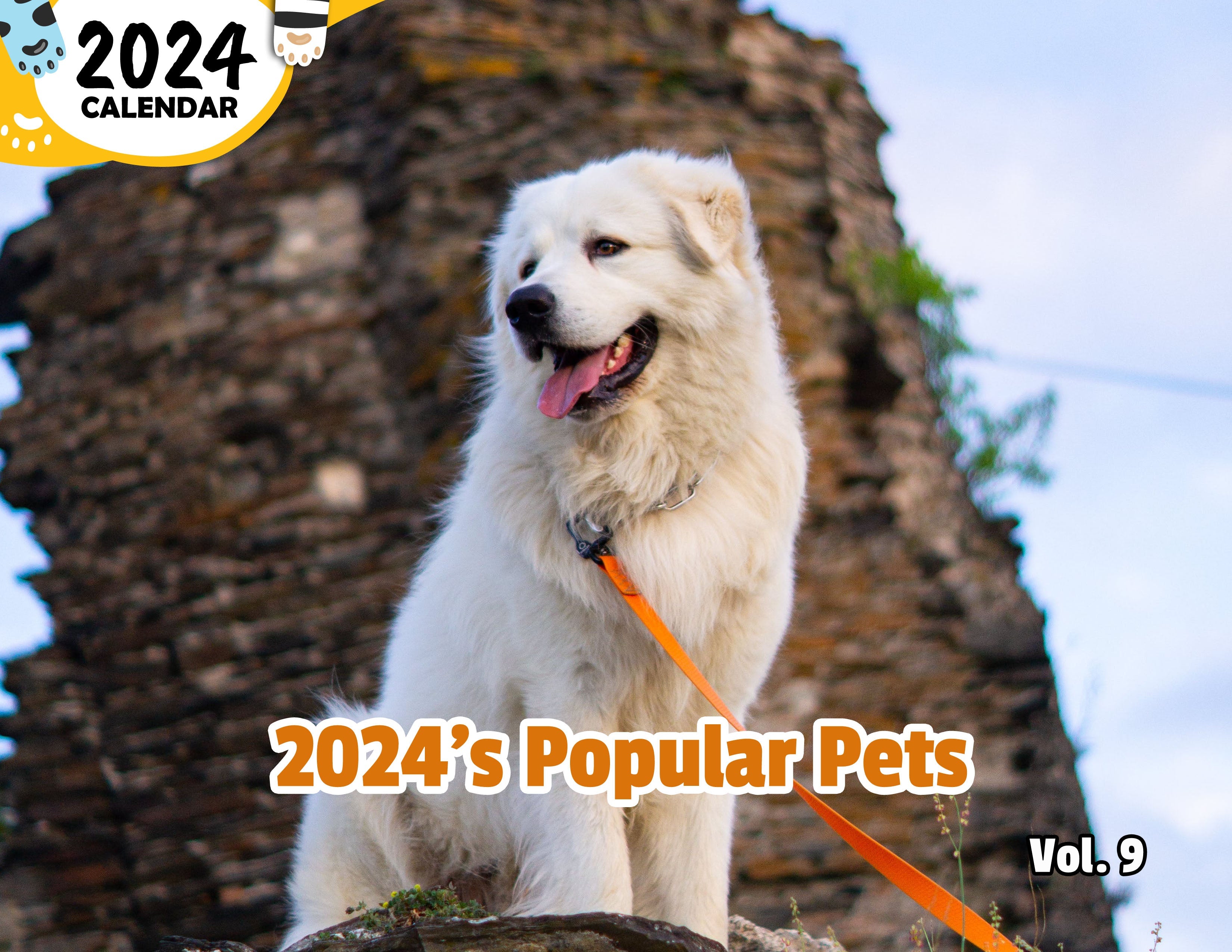 2024's Popular Pets Volume Nine: 2024 Wall Calendar (Published)