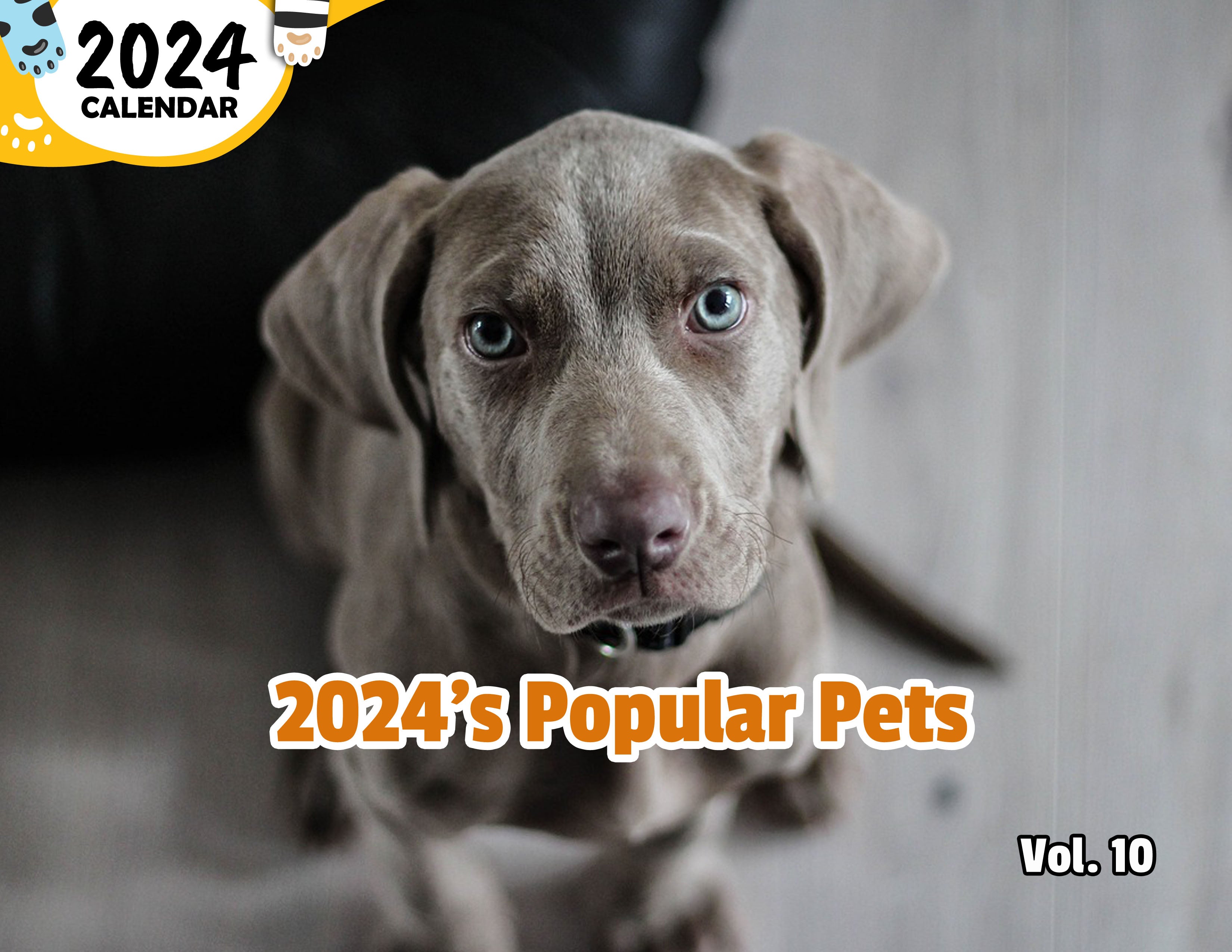 2024's Popular Pets Volume Ten: 2024 Wall Calendar (Published)