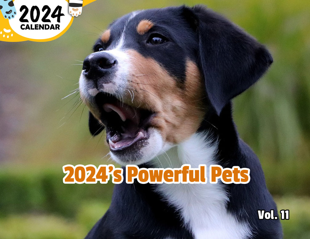 2024's Powerful Pets Volume Eleven: 2024 Wall Calendar (Published)