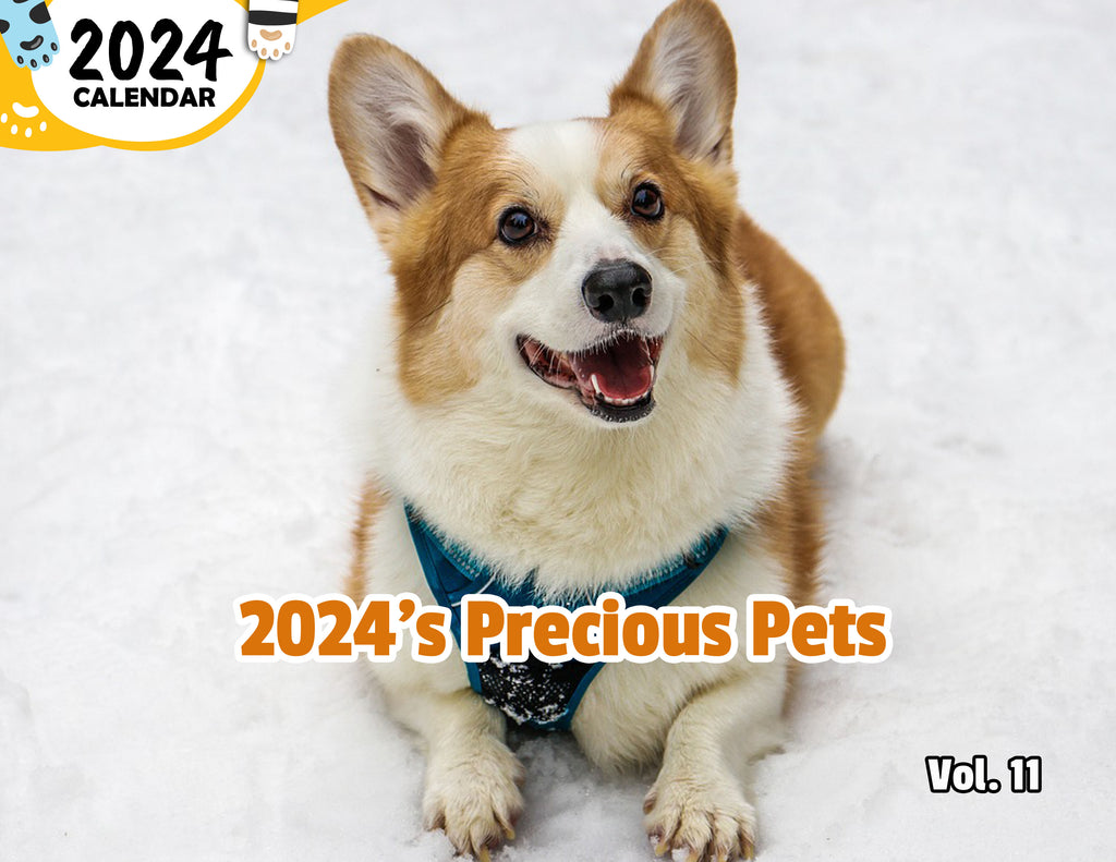2024's Precious Pets Volume Eleven: 2024 Wall Calendar (Published)