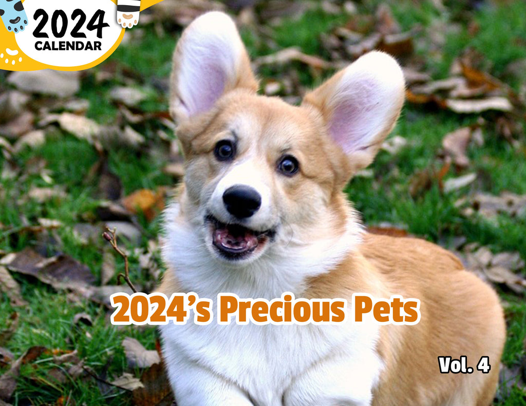 2024's Precious Pets Volume Four: 2024 Wall Calendar (Published)