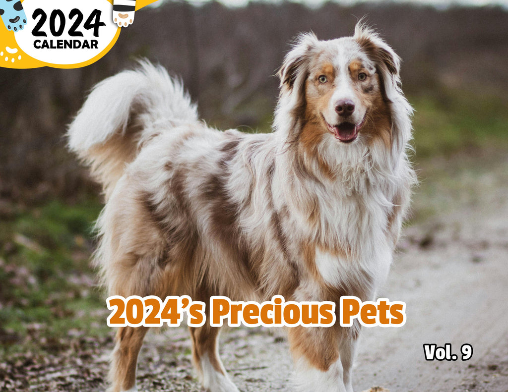 2024's Precious Pets Volume Nine: 2024 Wall Calendar (Published)