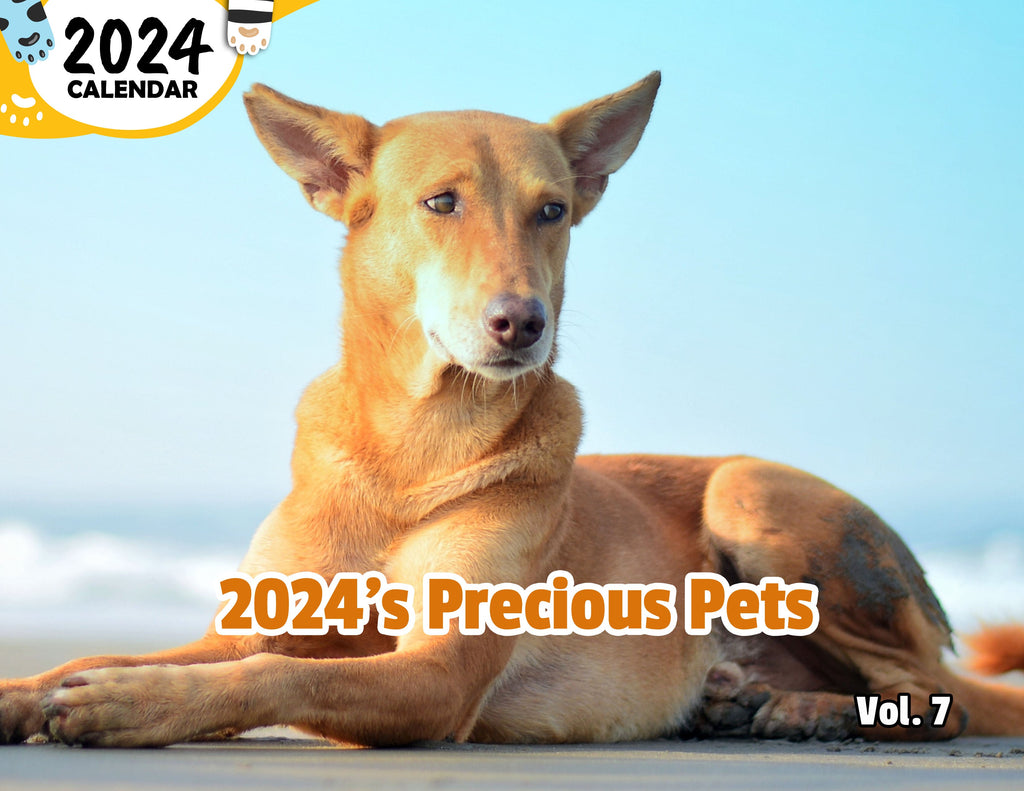 2024's Precious Pets Volume Seven: 2024 Wall Calendar (Published)