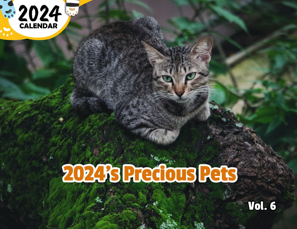 2024's Precious Pets Volume Six: 2024 Wall Calendar (Published)