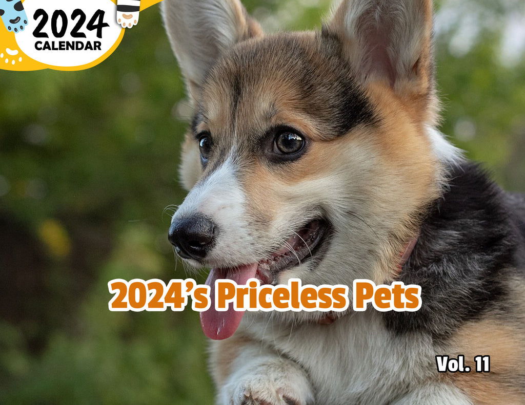 2024's Priceless Pets Volume Eleven: 2024 Wall Calendar (Published)