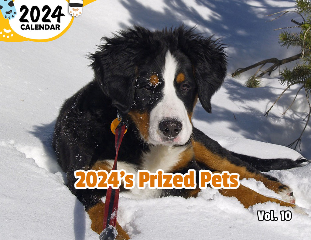 2024's Prized Pets Volume Ten: 2024 Wall Calendar (Published)