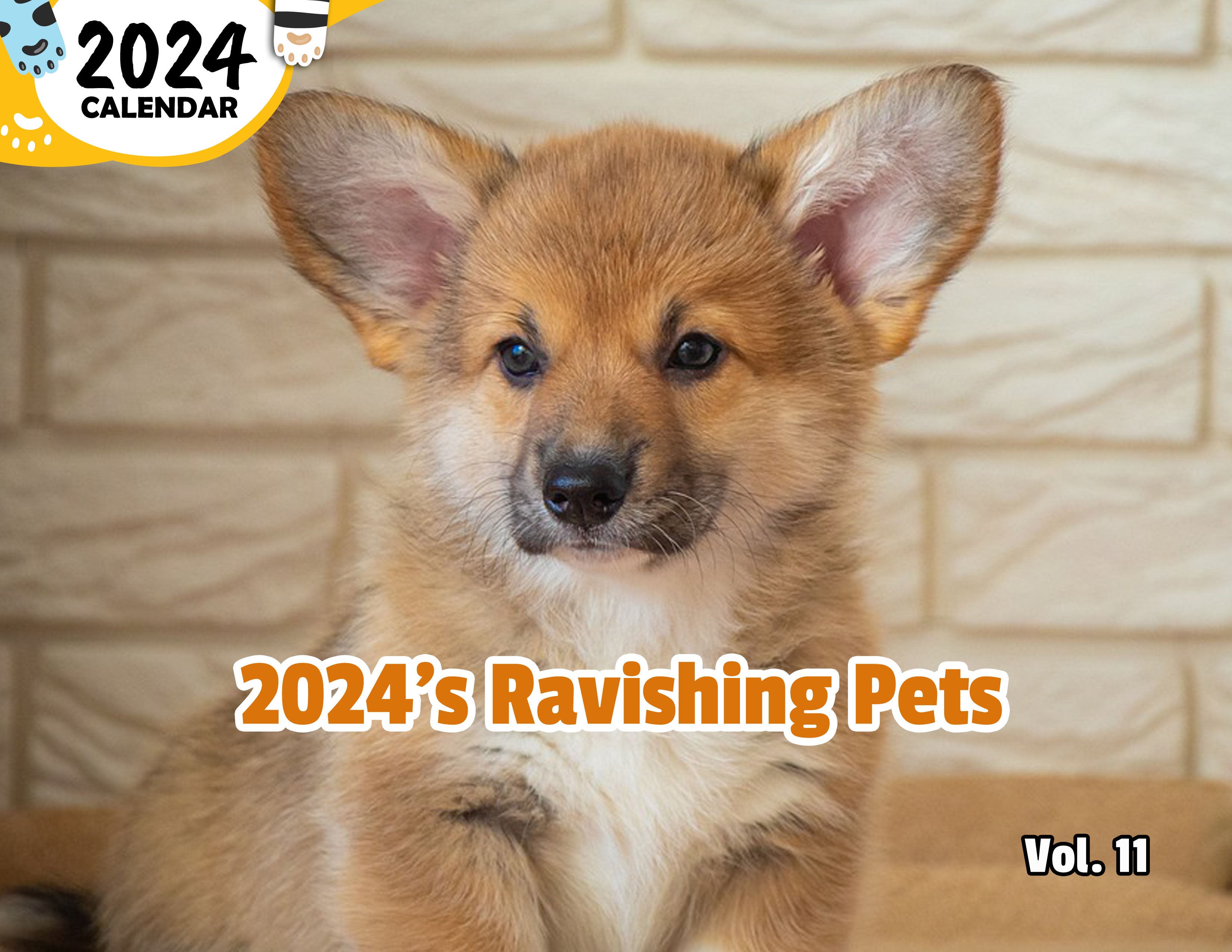 2024's Ravishing Pets Volume Eleven: 2024 Wall Calendar (Published)