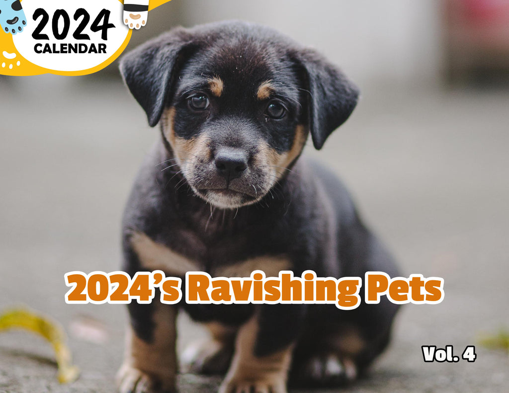 2024's Ravishing Pets Volume Four: 2024 Wall Calendar (Published)