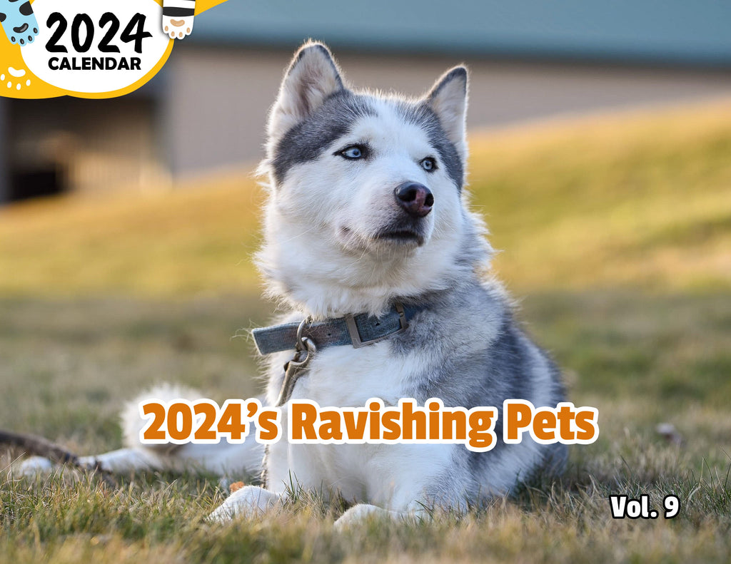 2024's Ravishing Pets Volume Nine: 2024 Wall Calendar (Published)