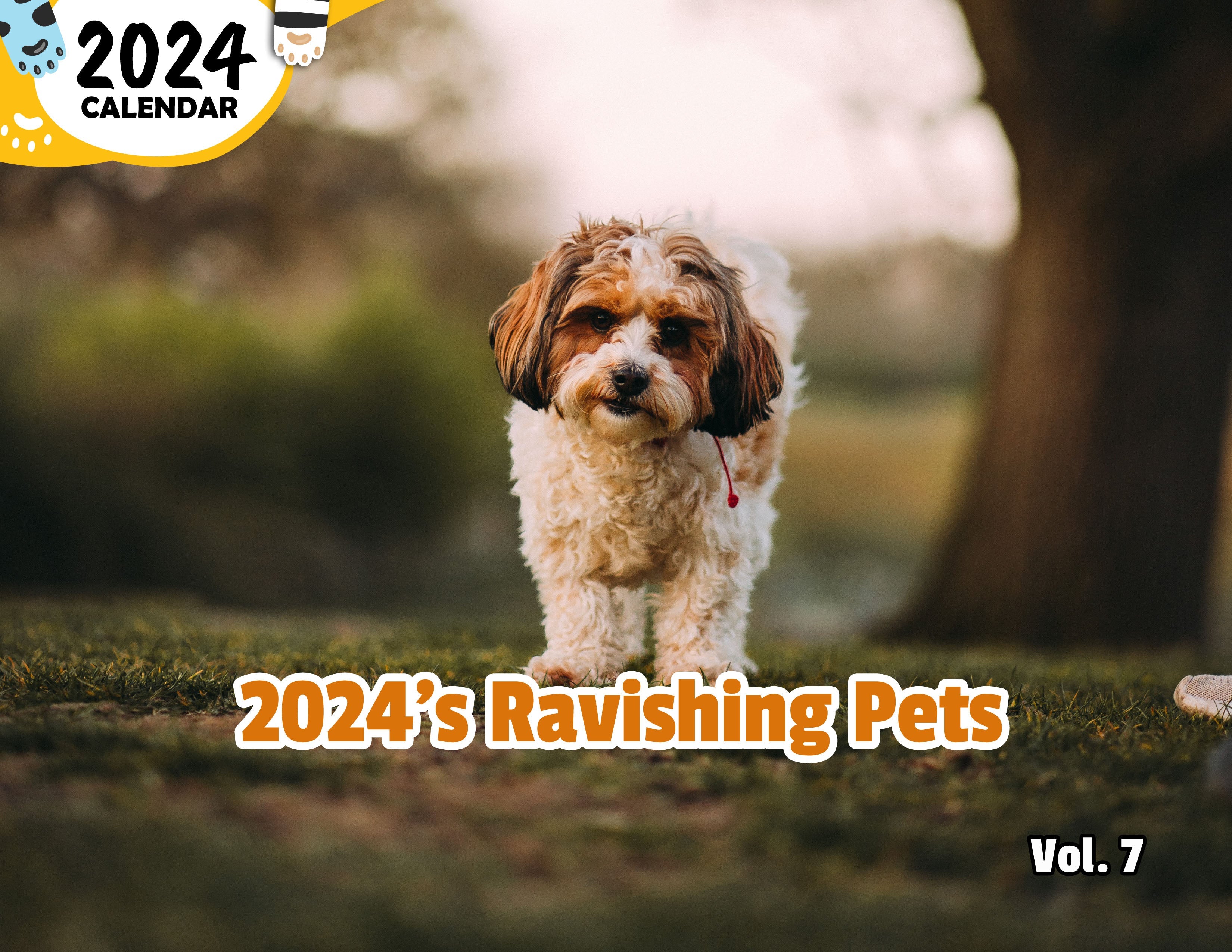2024's Ravishing Pets Volume Seven: 2024 Wall Calendar (Published)