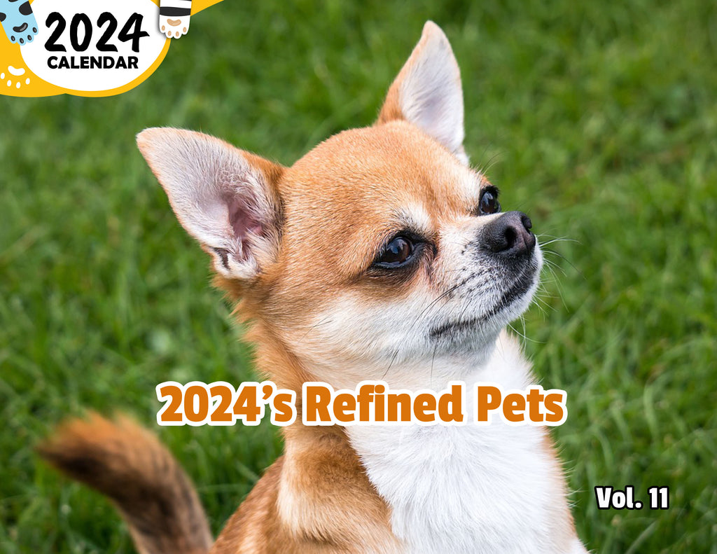 2024's Refined Pets Volume Eleven: 2024 Wall Calendar (Published)