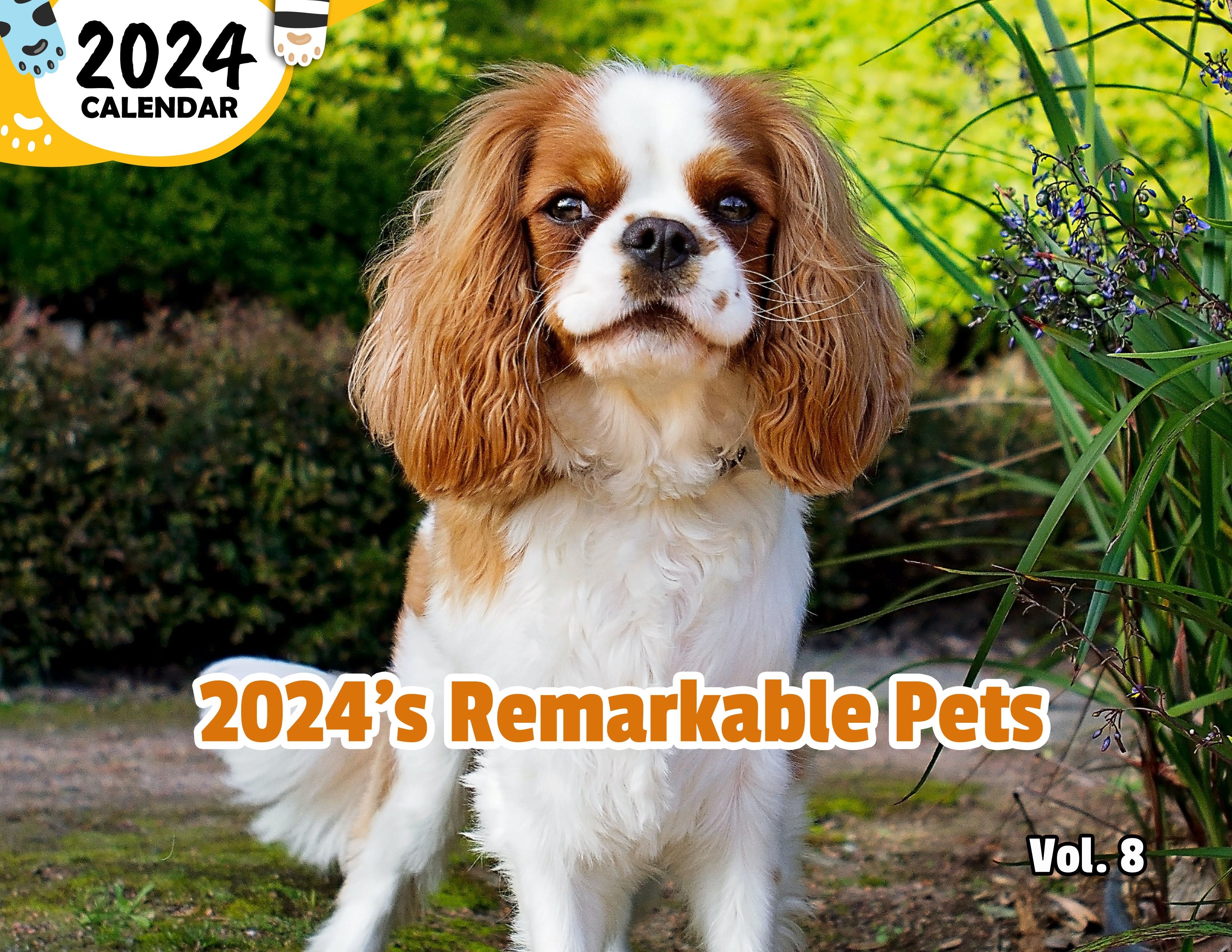 2024's Remarkable Pets Volume Eight: 2024 Wall Calendar (Published)
