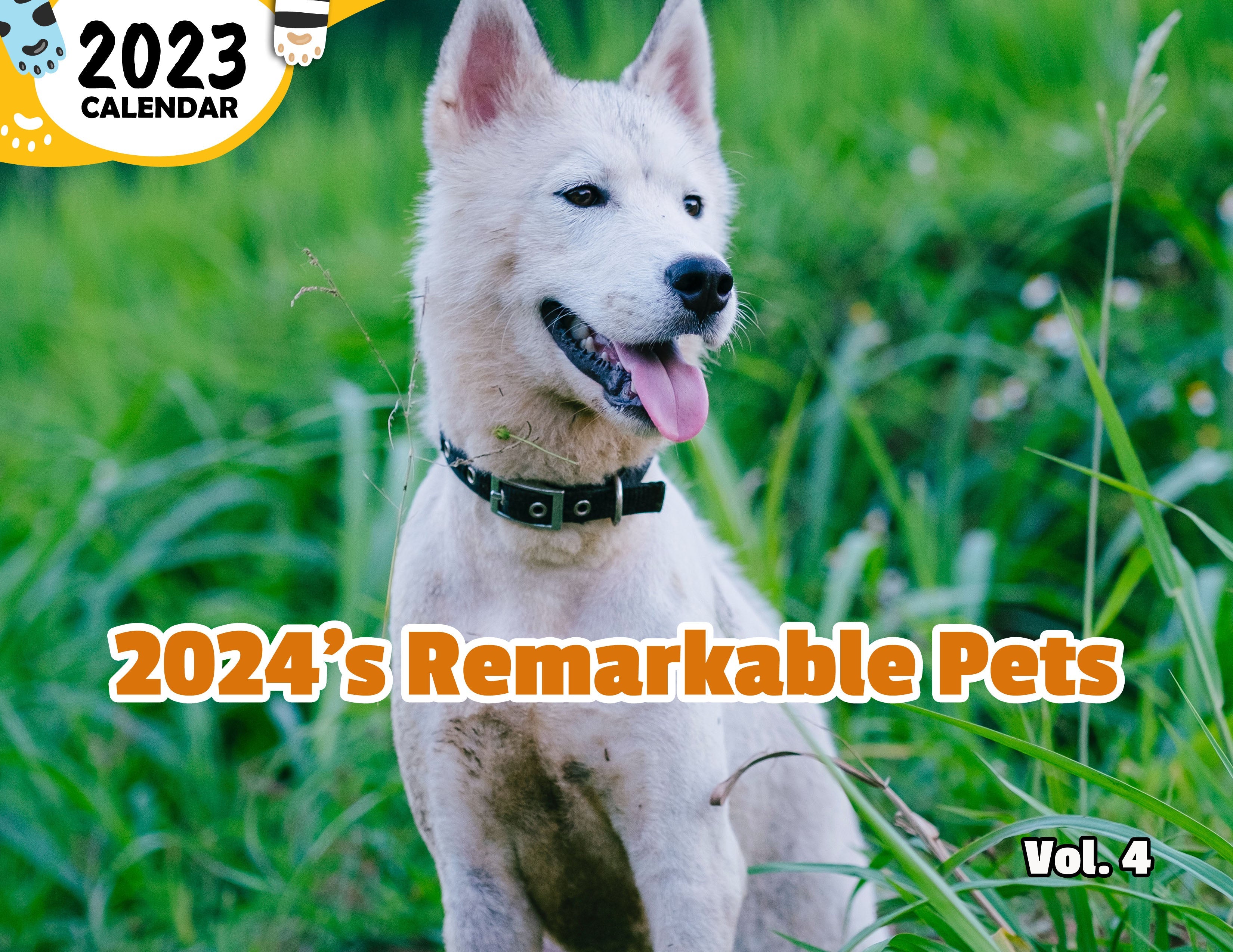 2024's Remarkable Pets Volume Four: 2024 Wall Calendar (Published)
