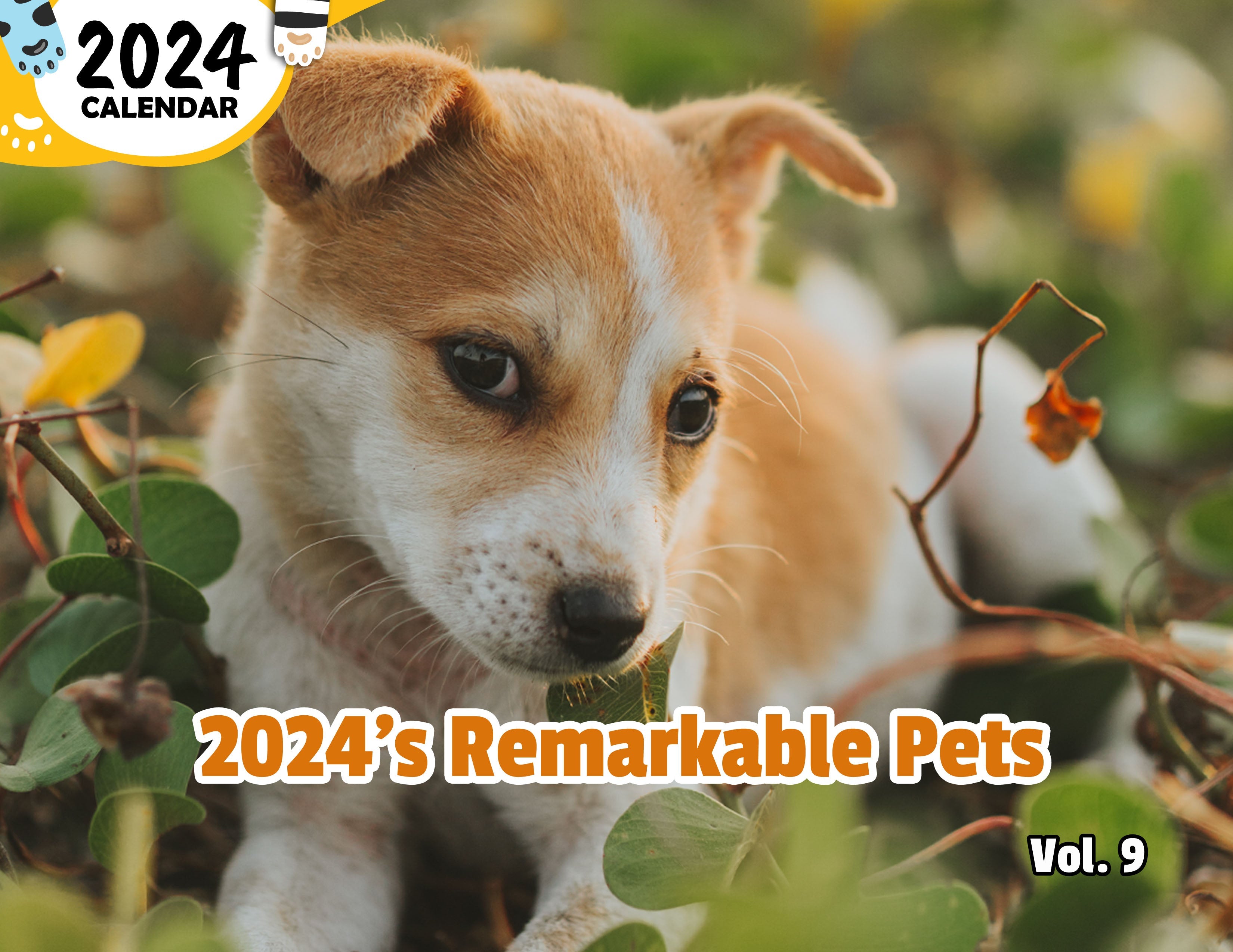 2024's Remarkable Pets Volume Nine: 2024 Wall Calendar (Published)