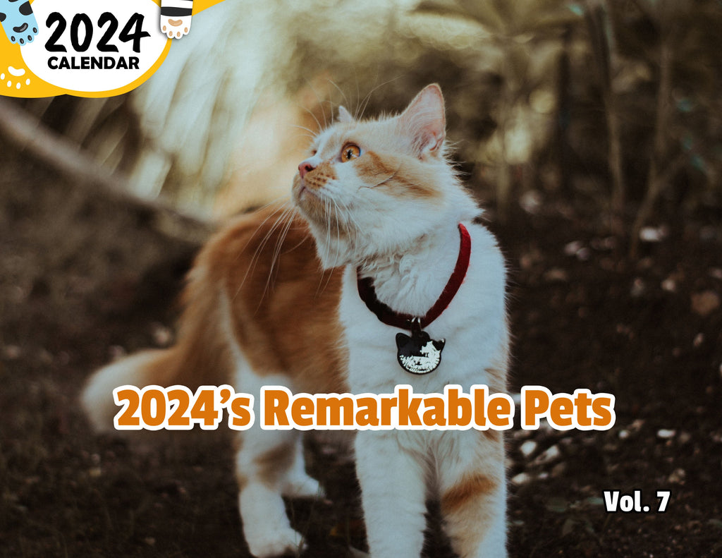 2024's Remarkable Pets Volume Seven: 2024 Wall Calendar (Published)