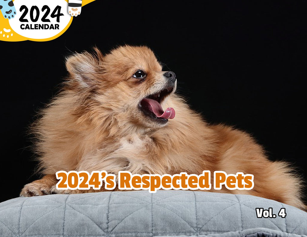 2024's Respected Pets Volume Four: 2024 Wall Calendar (Published)