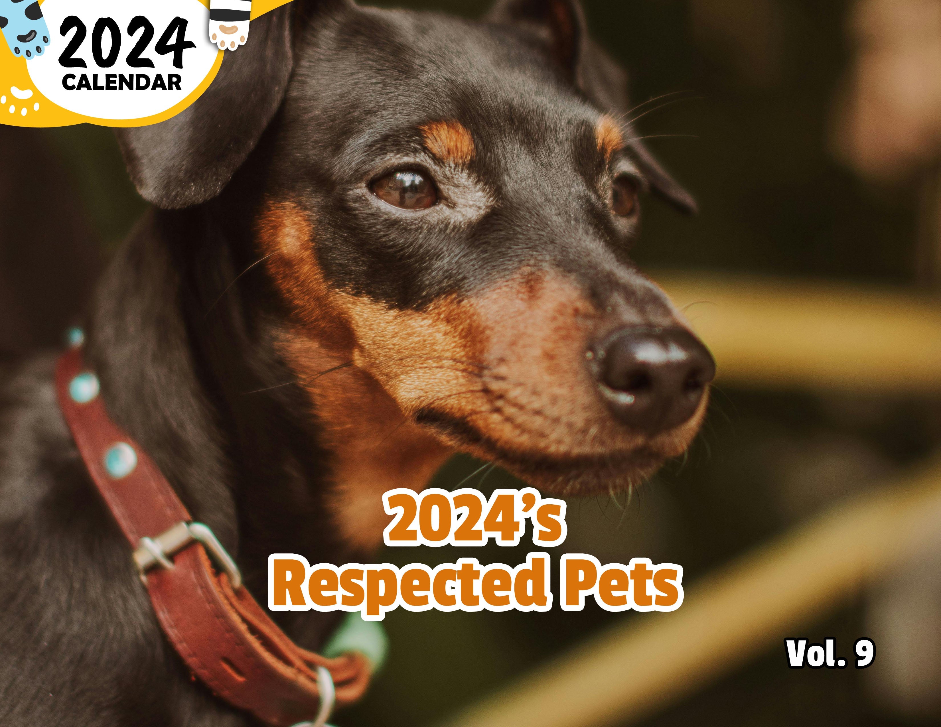 2024's Respected Pets Volume Nine: 2024 Wall Calendar (Published)