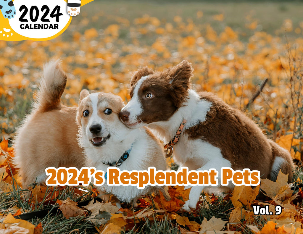 2024's Resplendent Pets Volume Nine: 2024 Wall Calendar (Published)